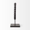 Tulane II (Large) 12L x 6W Black Beaded Broken Sphere Decorative Object, by Mercana, 11.81" length x 6.1" width x 15.55" height thumbnail 7