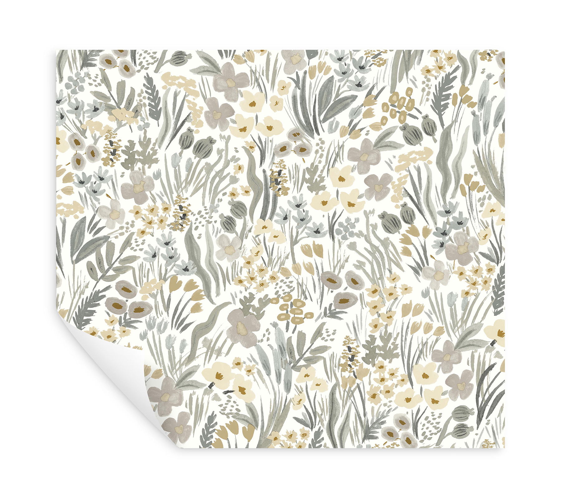 Lea Linen Peel & Stick Wallpaper large image 