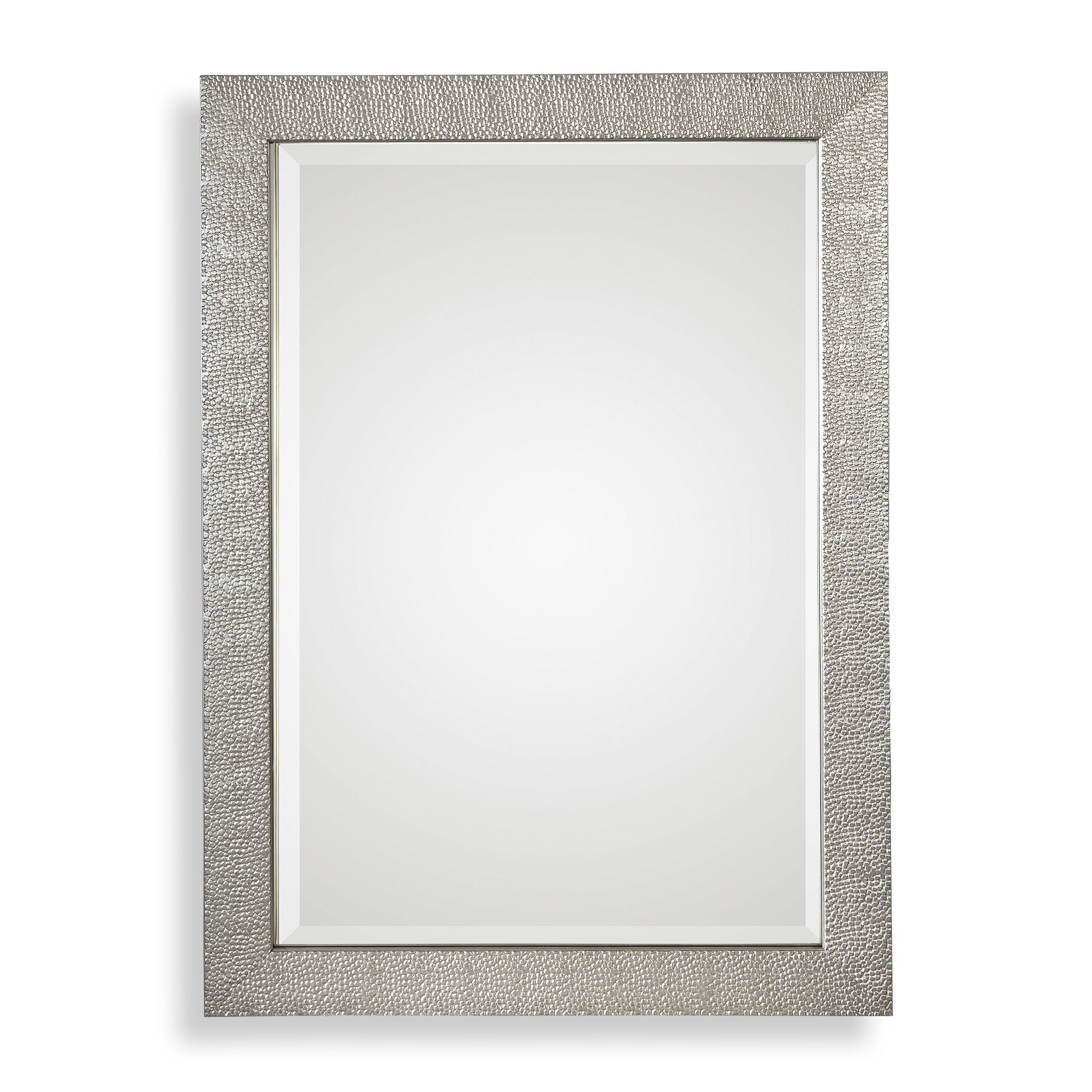 Porcius Antiqued Silver Mirror large image 