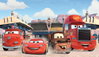 Cars Friends To The Finish XL Chair Rail Wall Mural, Wallpaper by York Wall, 1'6" length x 1'6" width x 0.02" depth thumbnail