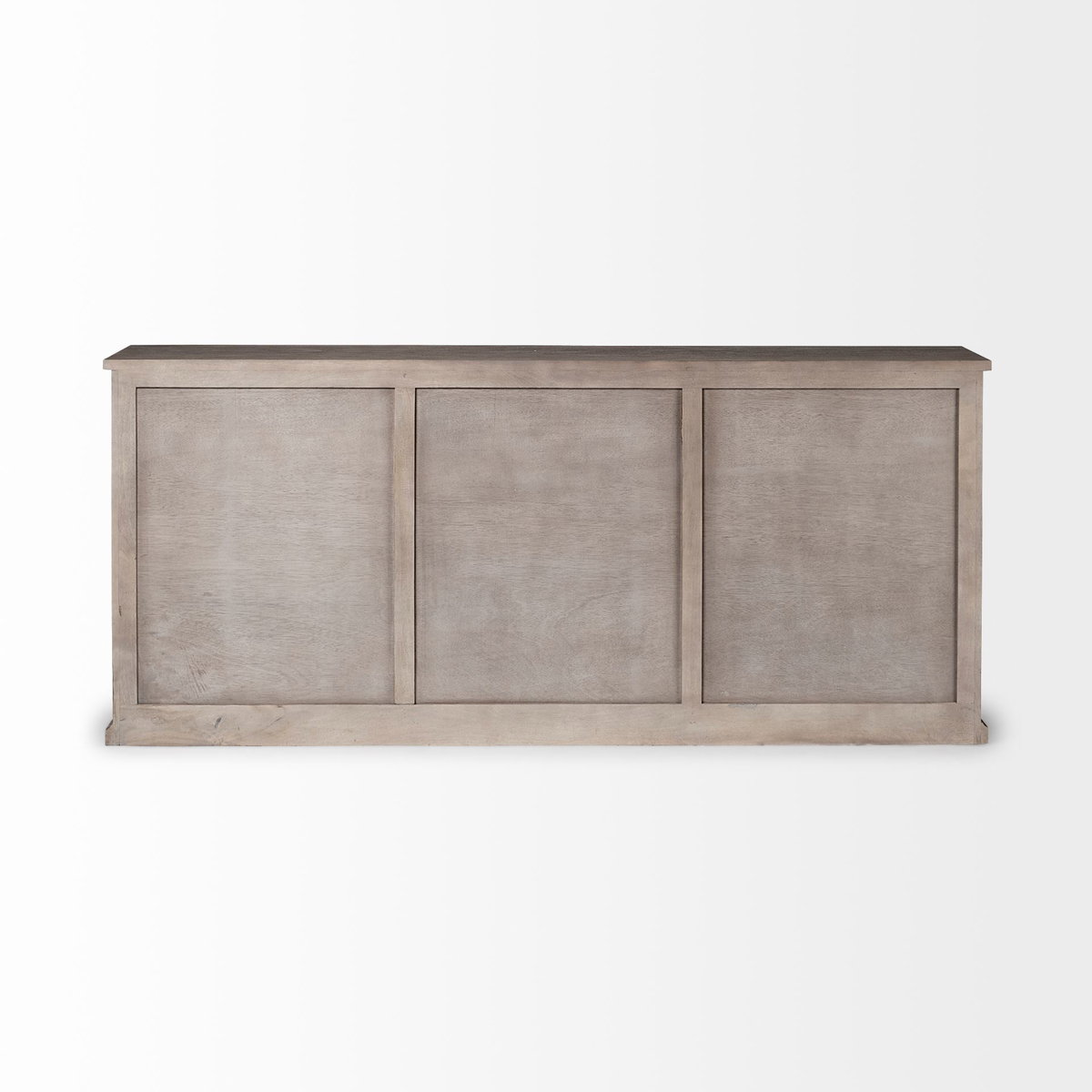 Braxton III 81.5x18.5 Natural Brown Solid Wood 3 Drawer 6 Door Sideboard, Sideboards & Buffet by Mercana, 81.5" length x 18.5" width x 36" height View 5