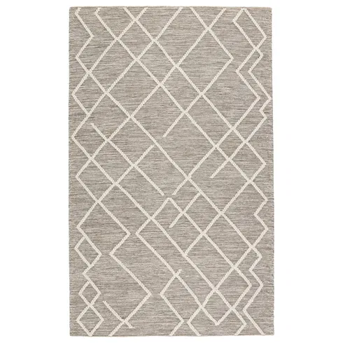 Moab Natural Geometric Gray/ Ivory Area Rug