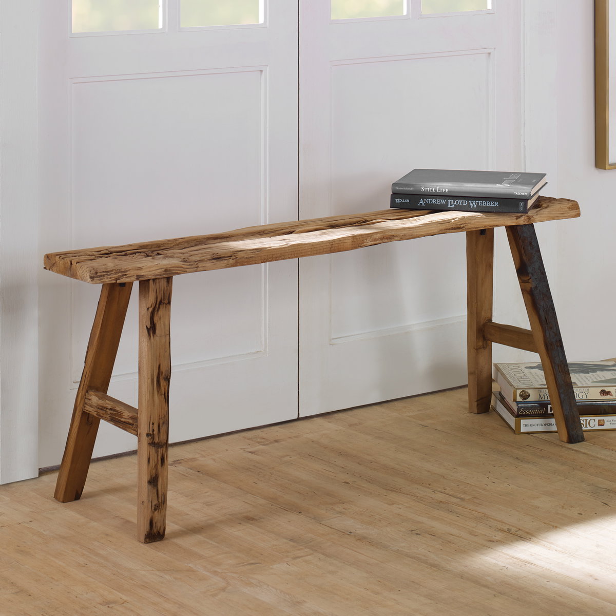 Paddock Rustic Bench, Benche by Uttermost, 50" width x 20" height x 13.5" depth View 2