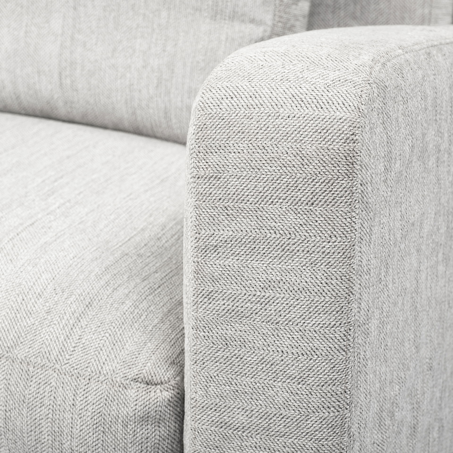 Denly II 92.5 X 38.25 X 34.5 Frost Gray Slipcover Three Seater Sofa large image 