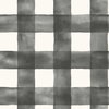 Watercolor Check Black & White Wallpaper, by York Wall, 33' length x 1'8.5" width x 0.02" depth thumbnail 1