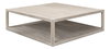 Camden Bungalow Cocktail Table, by Sarreid, 5' length x 5' width x 1'6" height thumbnail 9