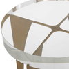Kolkata Brass Accent Table, Side & End Table by Uttermost, 13.75" width x 24" height x 13.75" depth thumbnail 6