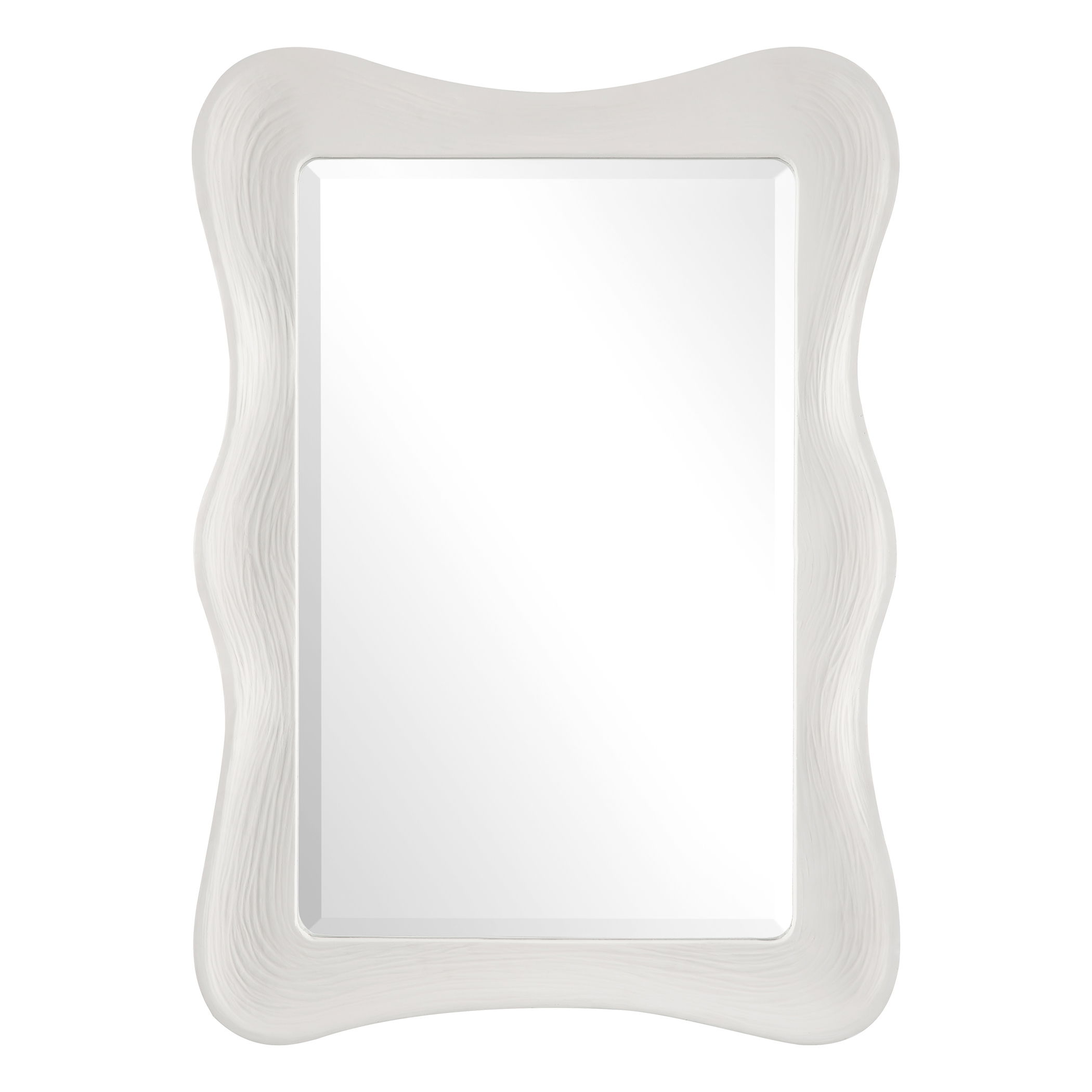 Whitehaven Wavy Rectangle Mirror large image 