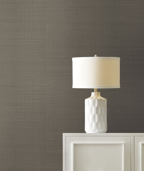 Maguey Sisal Truffle Wallpaper