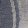 Aubrielle 14x26 Gray and Blue Fabric Color Blocked Pillow Cover, Decorative Pillow by Mercana, 14" length x 26" width x 0.2" height thumbnail 8