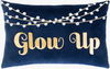 Glow Up Lumbar Pillow, Decorative Pillow by Surya, 13" length x 20" width thumbnail