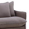 Lexia Sofa Chair Slipcover Stone, Sofas & Sectional by Dovetail, 41.7" width x 29.52" height x 37.8" depth thumbnail 5