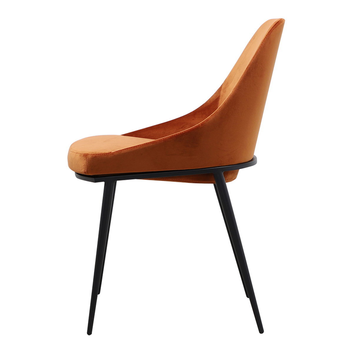 Sedona Dining Chair Amber - Set Of Two, by Moe's Home, 20" width x 31.5" height x 22" depth View 6