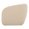 Faye Sofa Beige Boucle, Sofas & Sectional by Moe's Home, 92" width x 29" height x 35" depth thumbnail 3