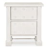 Clement Nightstand Whitewashed, by Moe's Home, 28" width x 30" height x 19" depth thumbnail 1