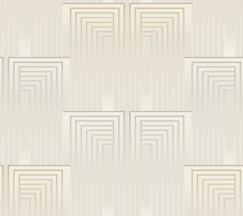 Vanishing Silver & Gold Wallpaper