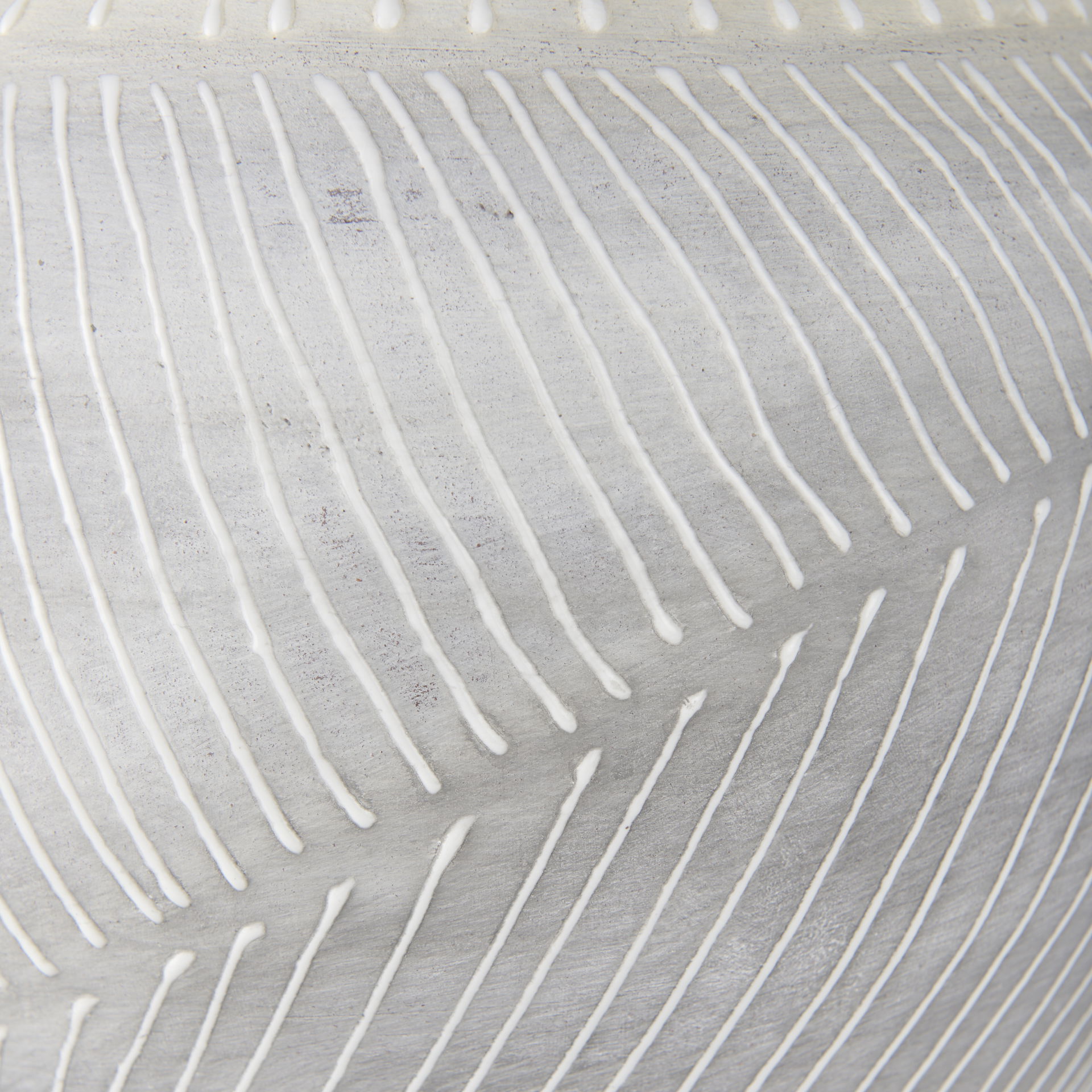 Blume 12.5H Off-White with Gray Textured Vase large image 