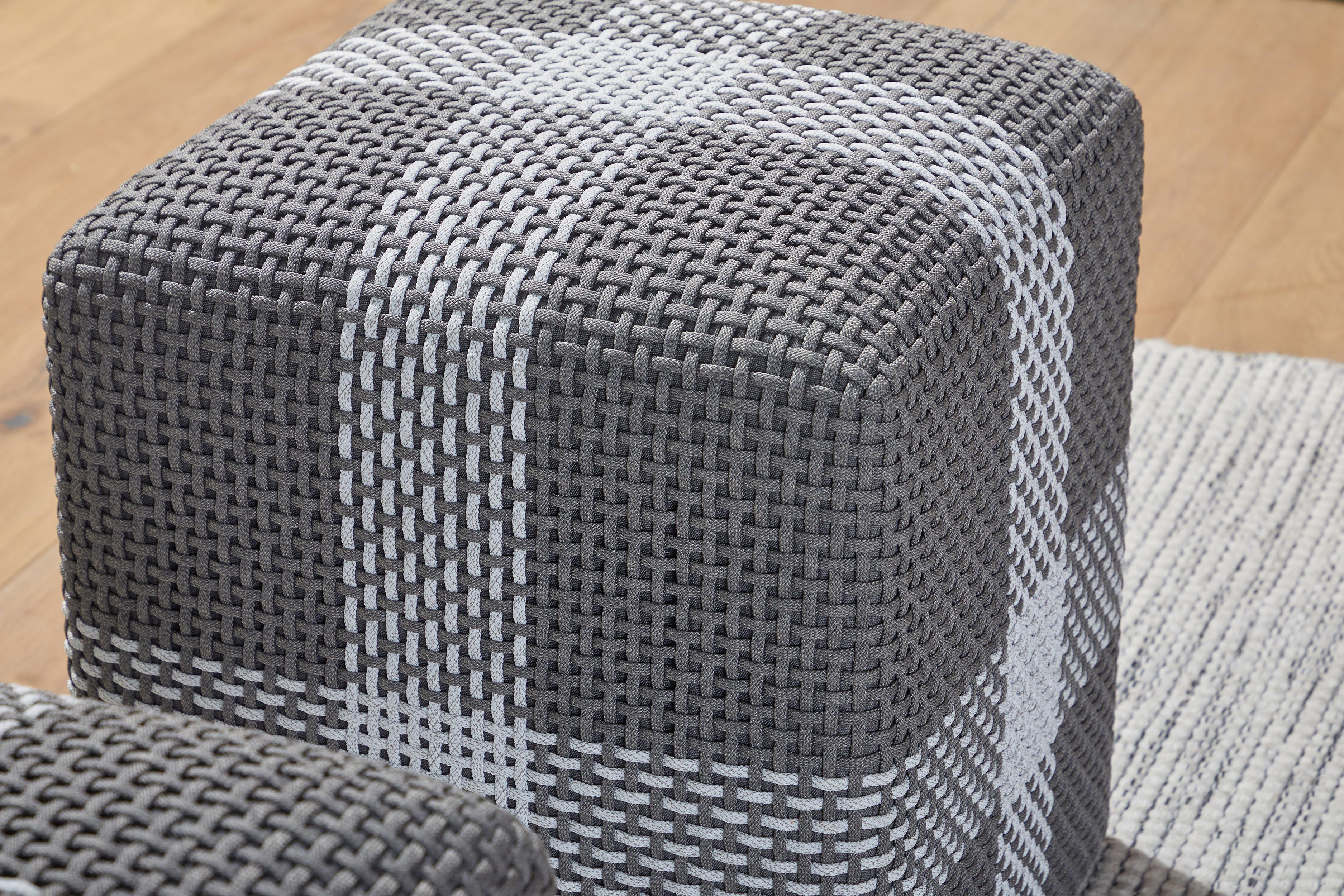 Cross Accent Cube, Ottoman by Essentials for Living, 18" width x 19" height x 18" depth View 7