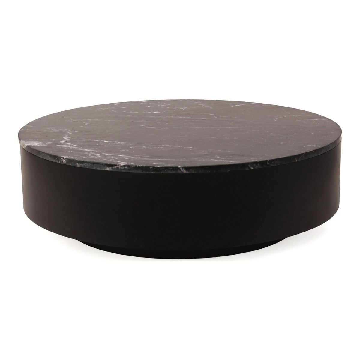 Ritual Coffee Table Black, by Moe's Home, 40" width x 12" height x 40" depth View 1