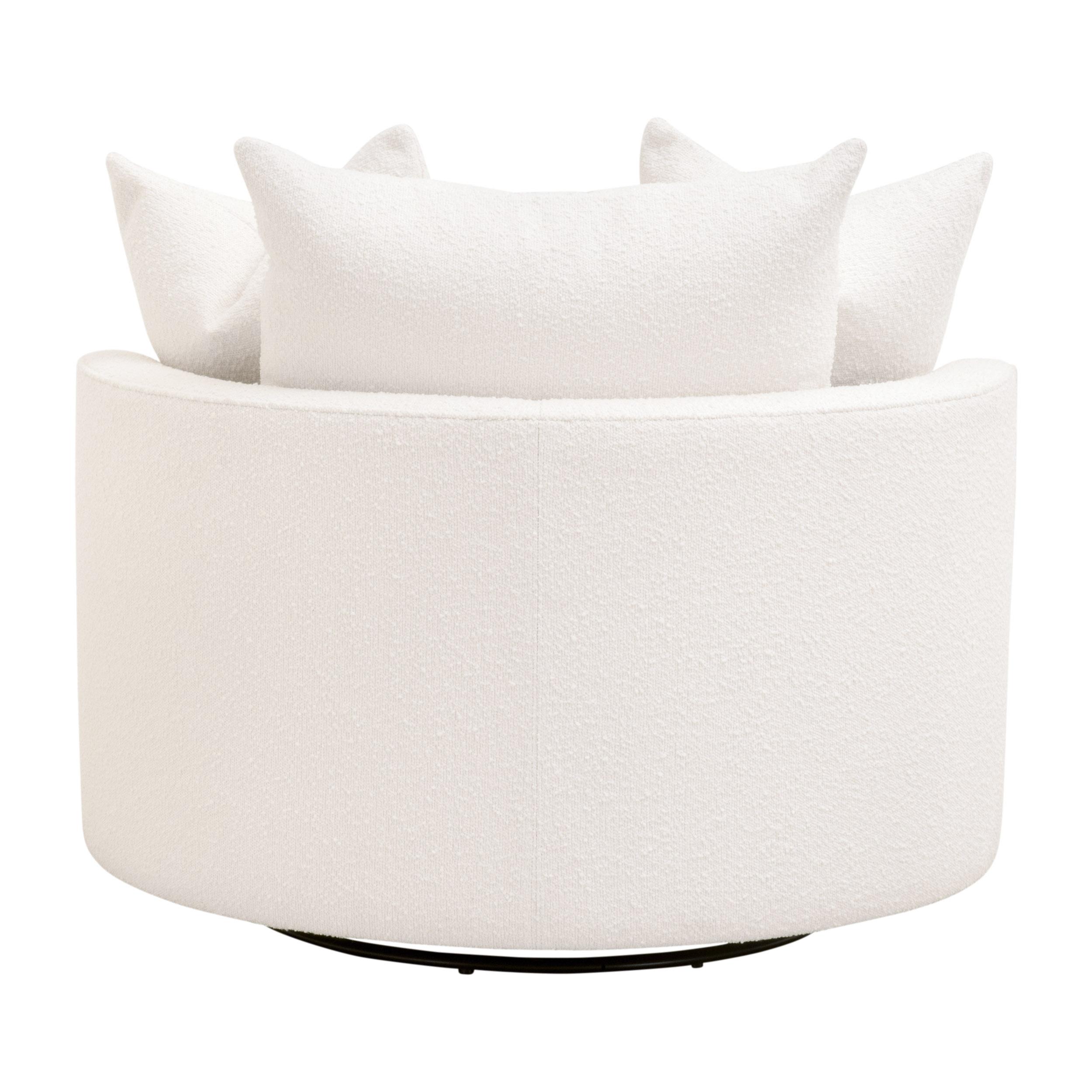 Lourne Petite Swivel Sofa Chair, Seating by Essentials for Living, 43.5" width x 33" height x 41" depth View 5