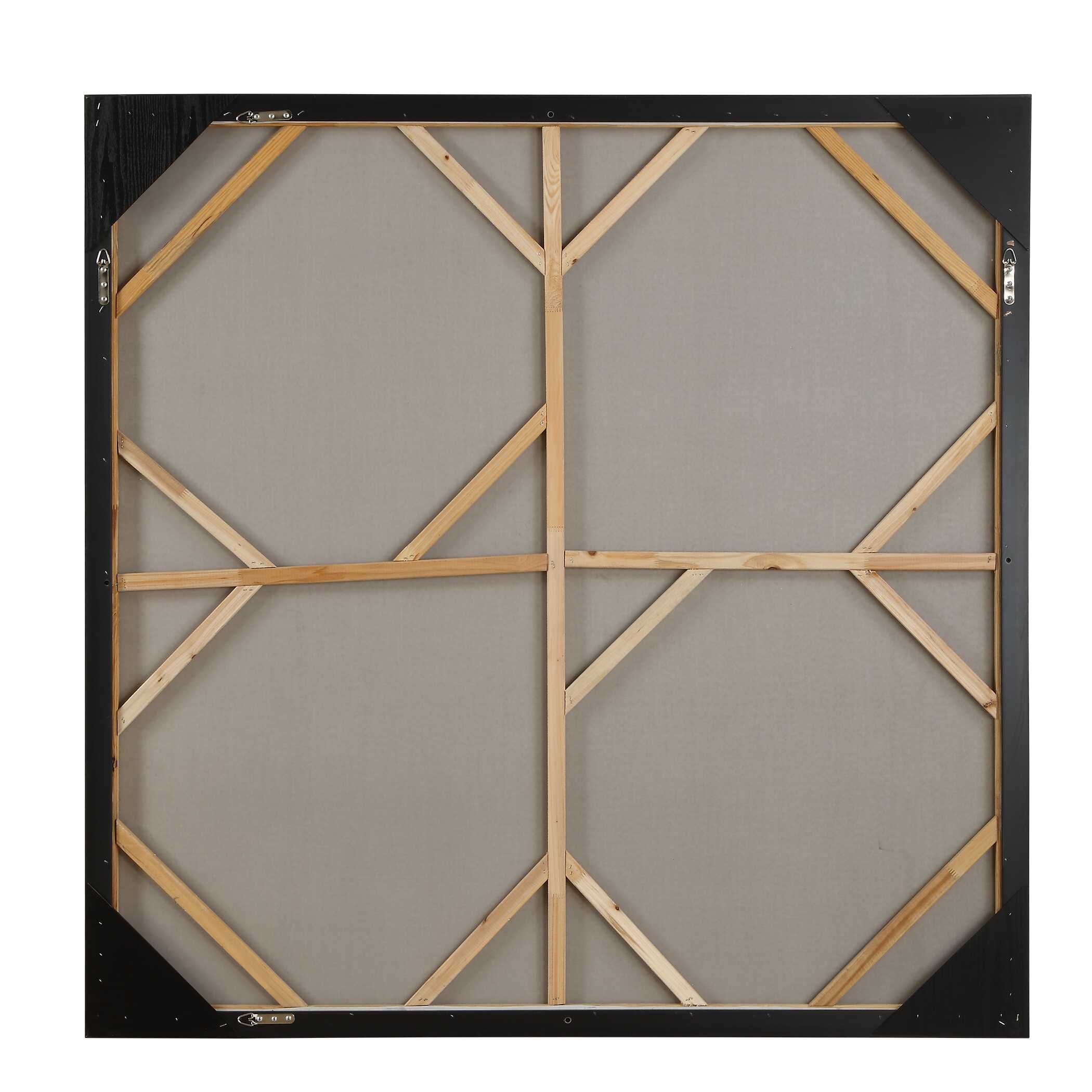 Contort Hand Painted Abstract Art, Painting by Uttermost, 61.75" width x 61.75" height x 1.5" depth View 8