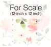 Watercolor Blooms Coral Peel & Stick Wallpaper thumbnail 4