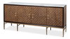 Palisade Shagreen Credenza, by Sarreid, 1'7" length x 6'8" width x 2'10" height thumbnail 1
