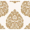 Teardrop Damask Gold Wallpaper thumbnail 0