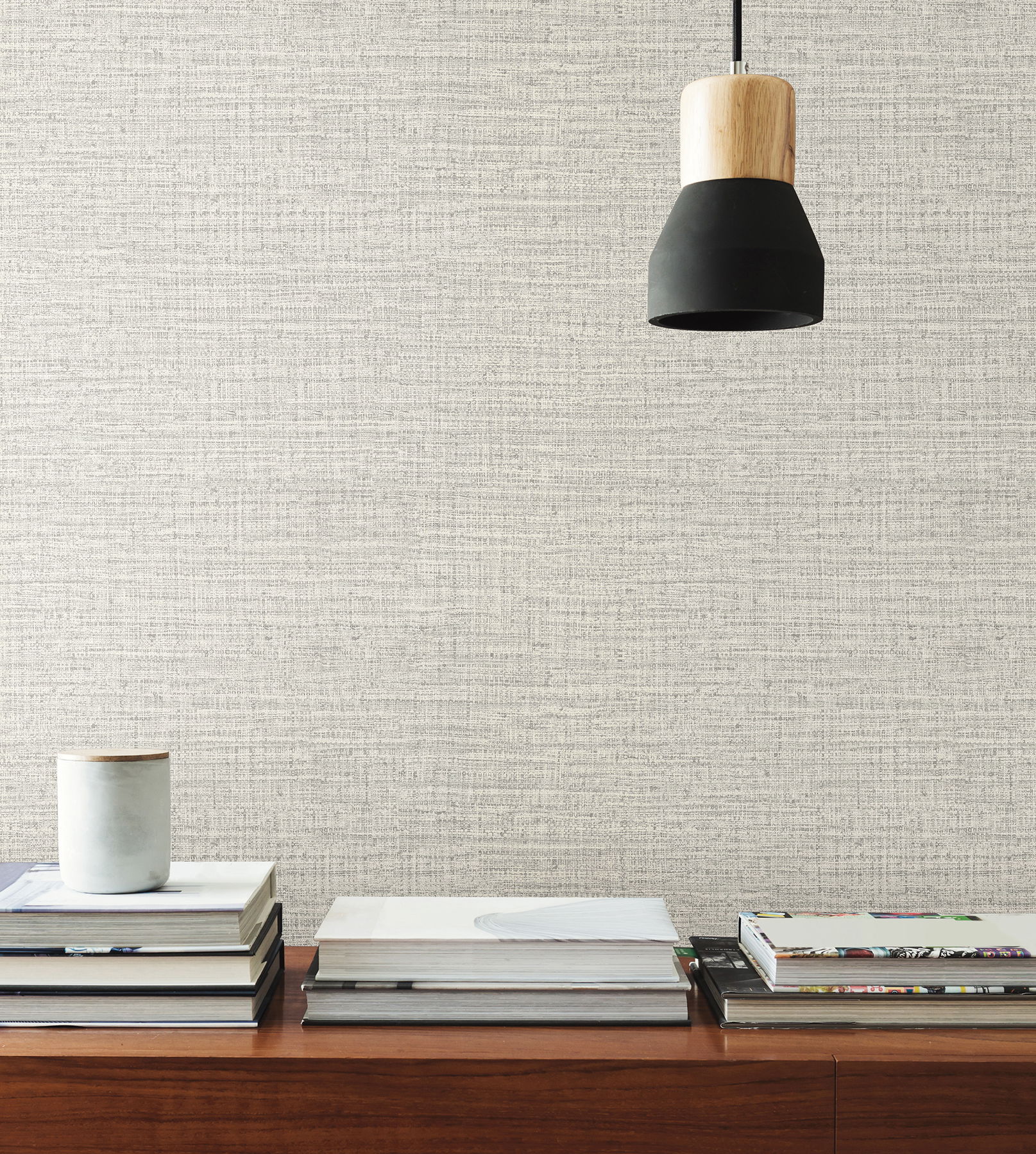 Scotland Tweed Ivory Wallpaper, by York Wall, 33' length x 1'8.9" width x 0.02" depth View 2