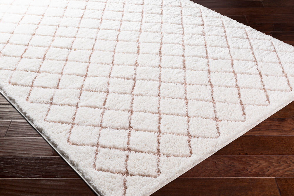 Elenor Machine Woven Rug, by Surya, 1'3.75" length x 1'3.75" width