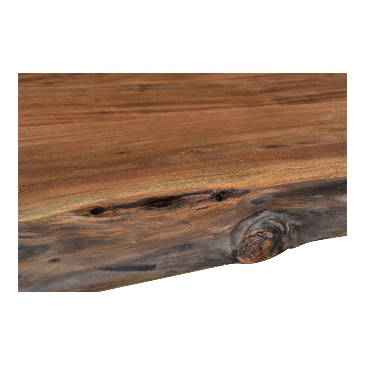 Bent Console Table Brown, by Moe's Home, 68" width x 32" height x 16" depth View 3