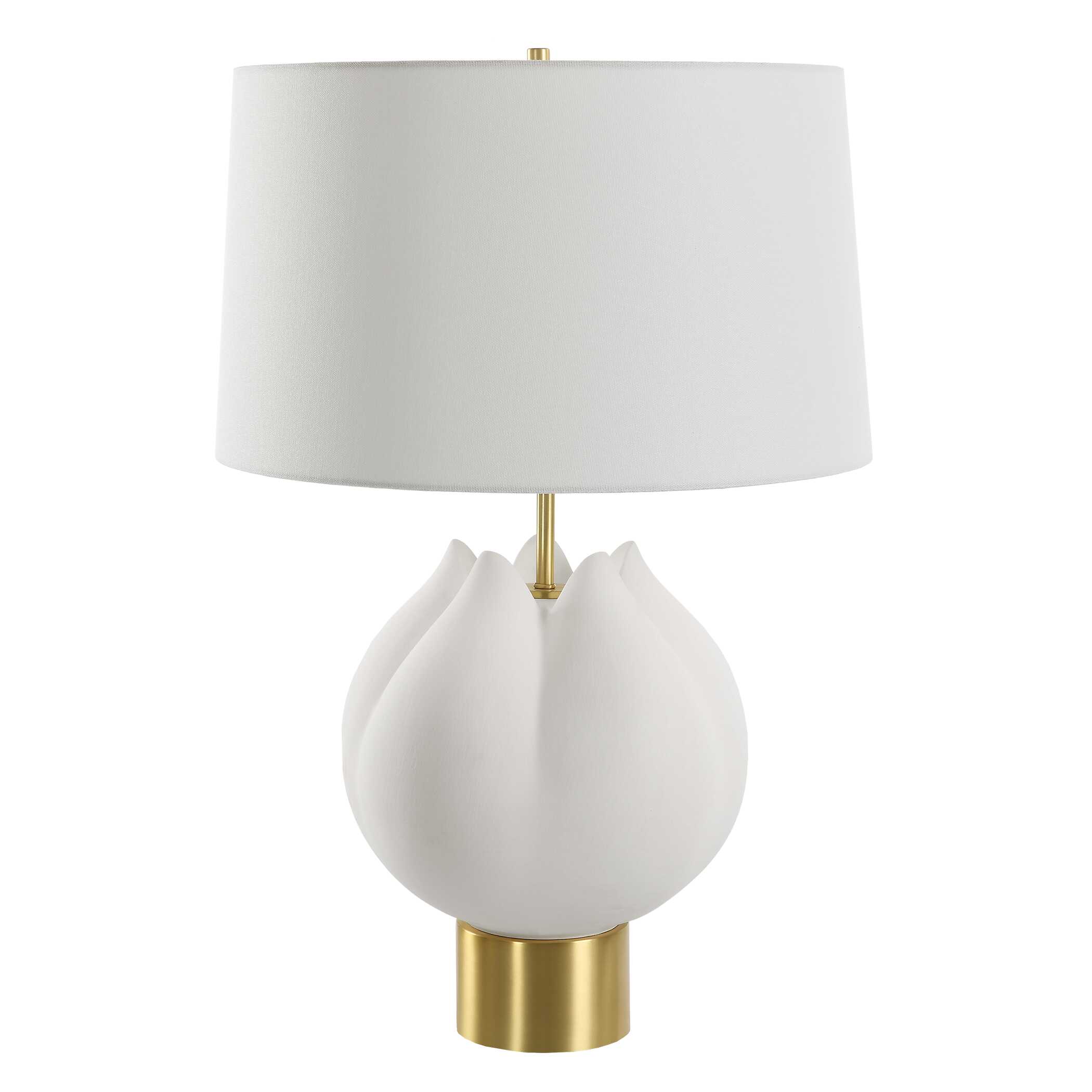 In Bloom White Table Lamp large image 