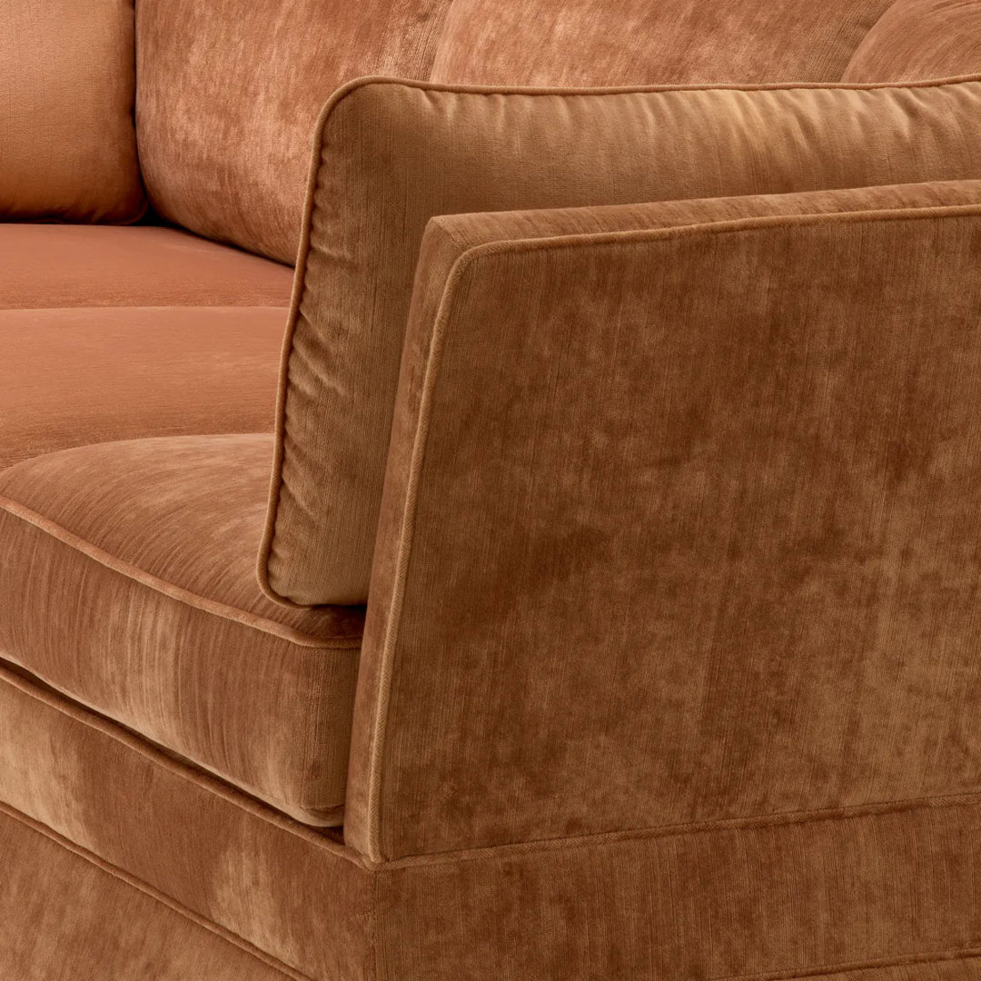 Met X Eichholtz Velvet Sofa, Sofas & Sectional by Eichholtz USA, 101.57" width x 28.35" height x 38.58" depth View 2