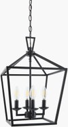 Vespera Chandelier, by Surya, 12" length x 12" width x 19" height thumbnail