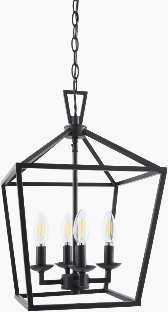 Vespera Chandelier, by Surya, 12" length x 12" width x 19" height