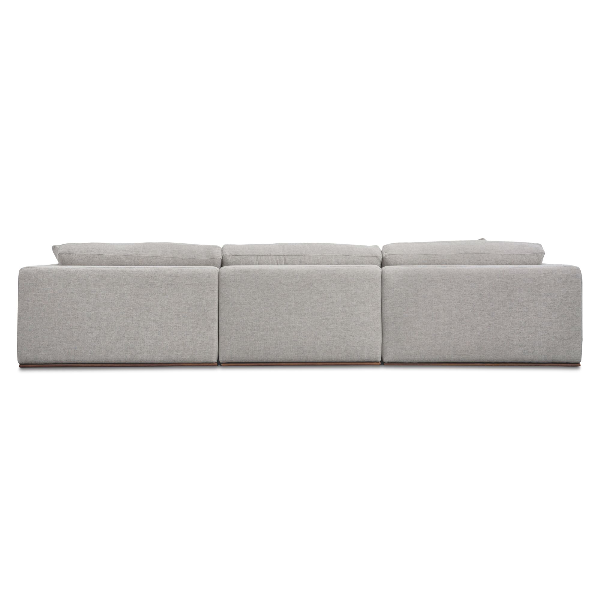 Rue Modular Sofa Flecked Grey, Sofas & Sectional by Moe's Home, 136.2" width x 23.6" height x 41" depth View 5