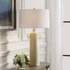 Florero Pale Yellow Table Lamp, by Uttermost, 1'5" width x 2'8" height x 1'5" depth thumbnail 2