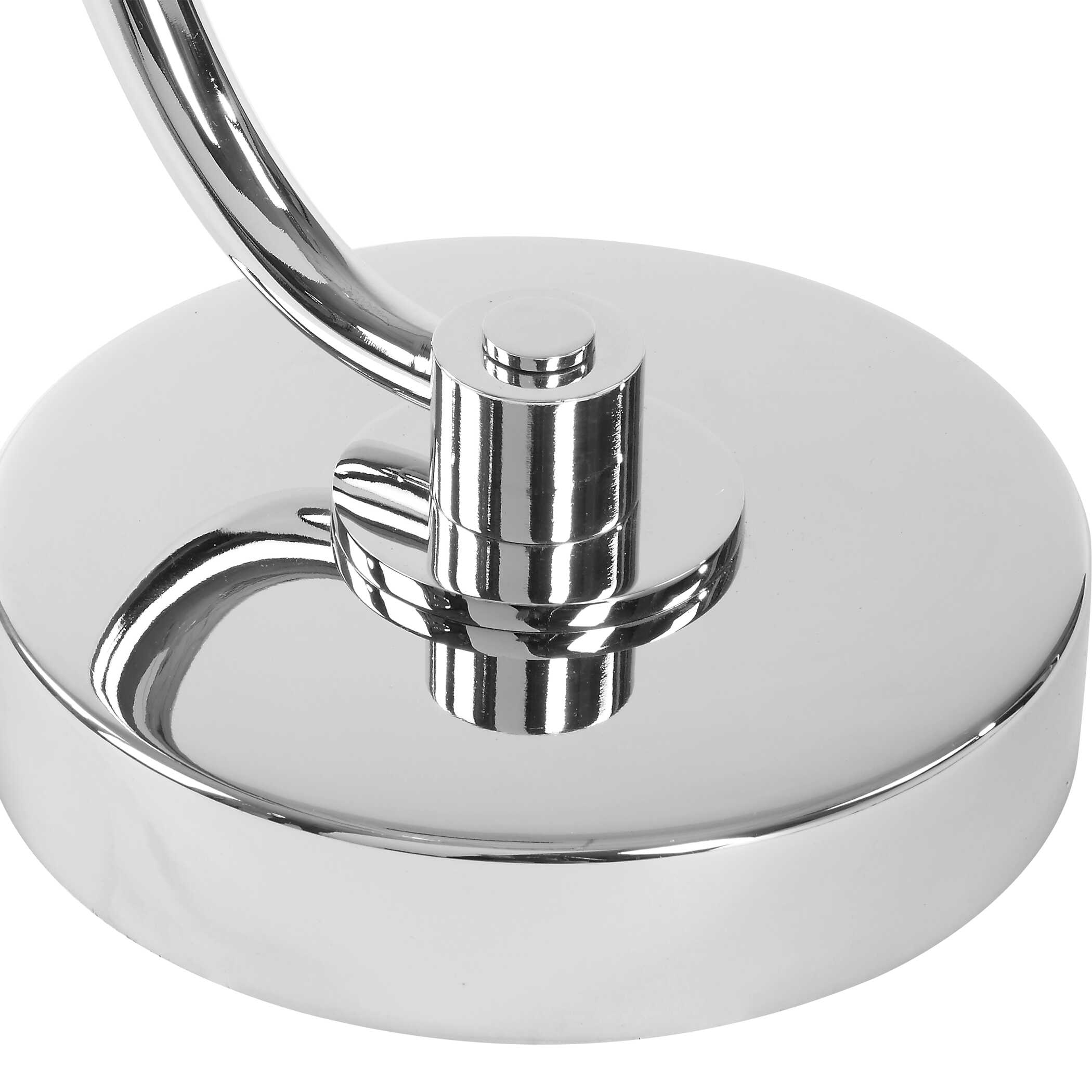 Waveney Nickel Drink Table, Furniture by Uttermost, 11.5" width x 24" height x 11.5" depth View 7