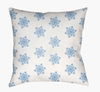 Snowflakes Accent Pillow, Decorative Pillow by Surya, 18" length x 18" width thumbnail