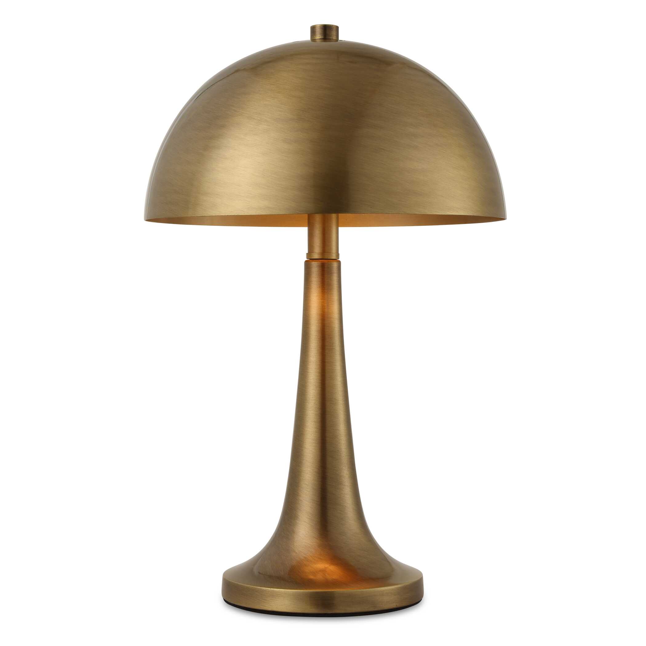 Dame Brass Table Lamp, by Uttermost, 10" width x 15.75" height x 10" depth View 1
