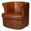 Spencer Distilled Leather Swivel Chair thumbnail 0