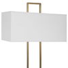 Column White Marble Table Lamp, by Uttermost, 19" width x 35" height x 9" depth thumbnail 6