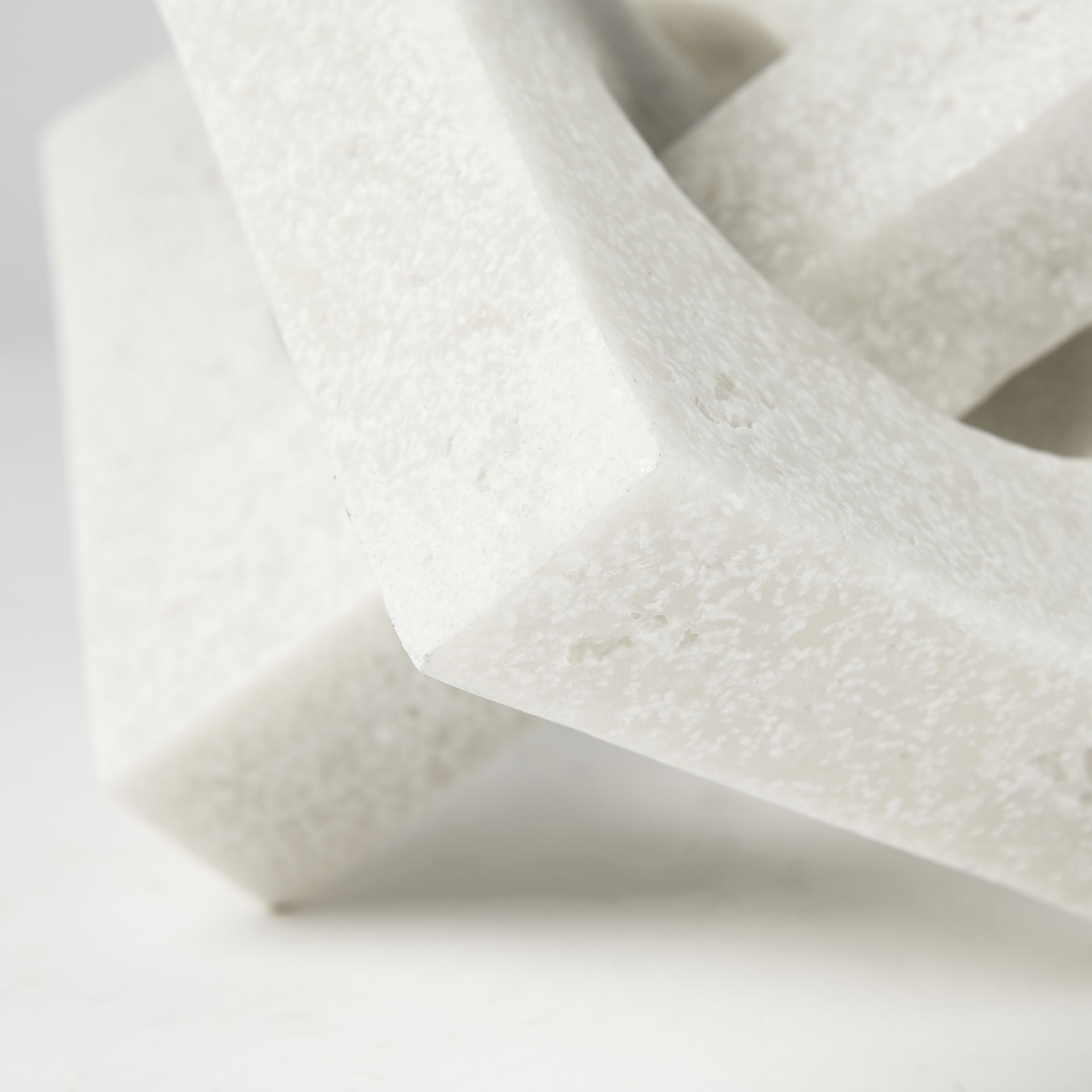 Linx  Small Granite Resin Sculpture Decorative Object, by Mercana, 7.95" length x 7.95" width x 5.32" height View 8