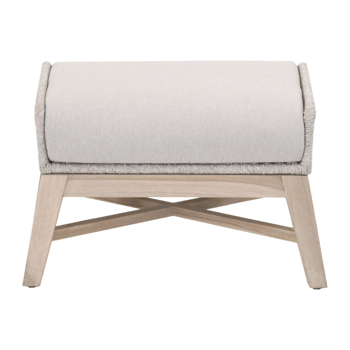 Tapestry Outdoor Footstool, Ottoman by Essentials for Living, 26.5" width x 17.5" height x 21" depth View 1