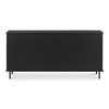 Reagan 6 Drawer Dresser Black thumbnail 3