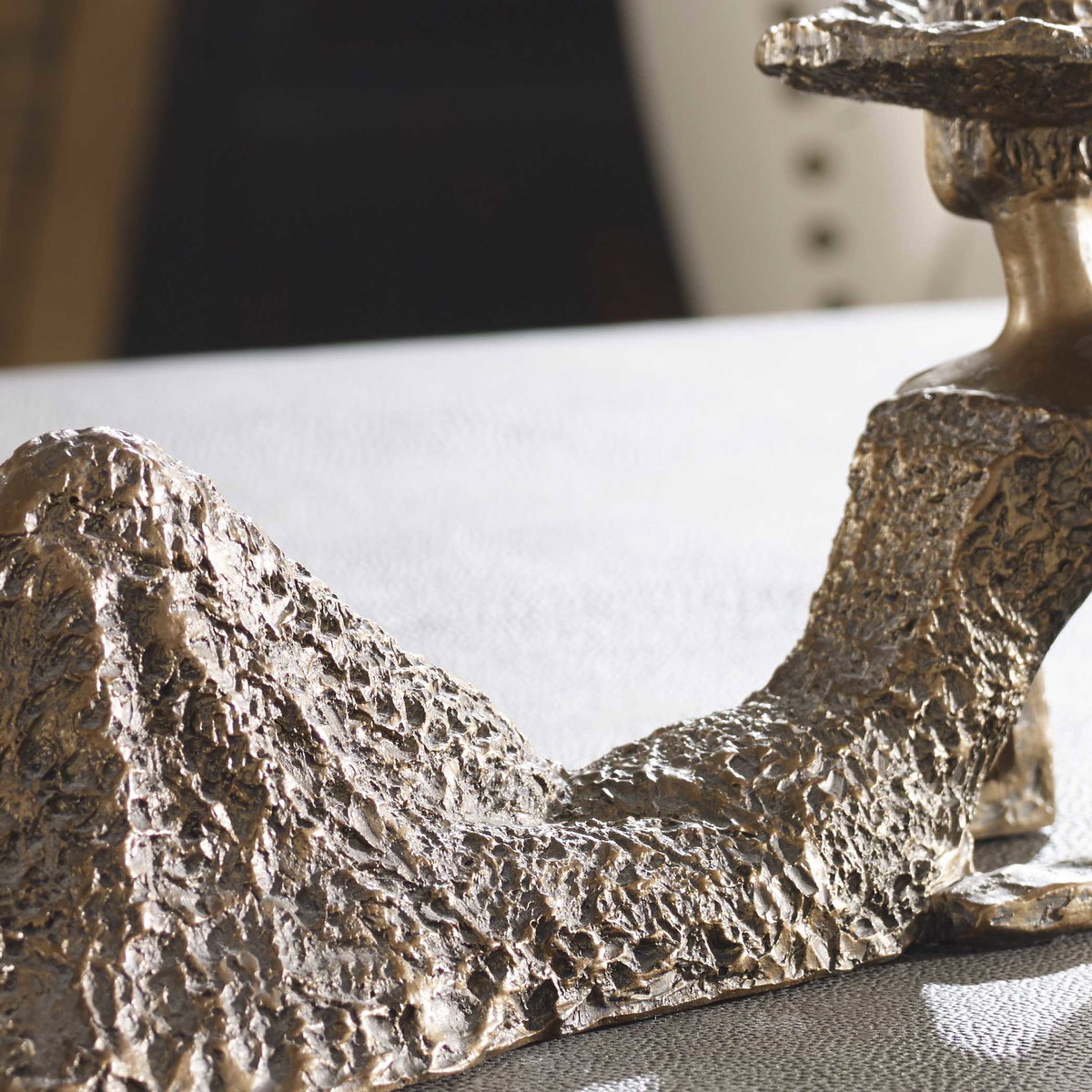 Summer Days Antique Bronze Sculpture, Decorative by Uttermost, 16.5" width x 5.5" height x 4" depth View 4