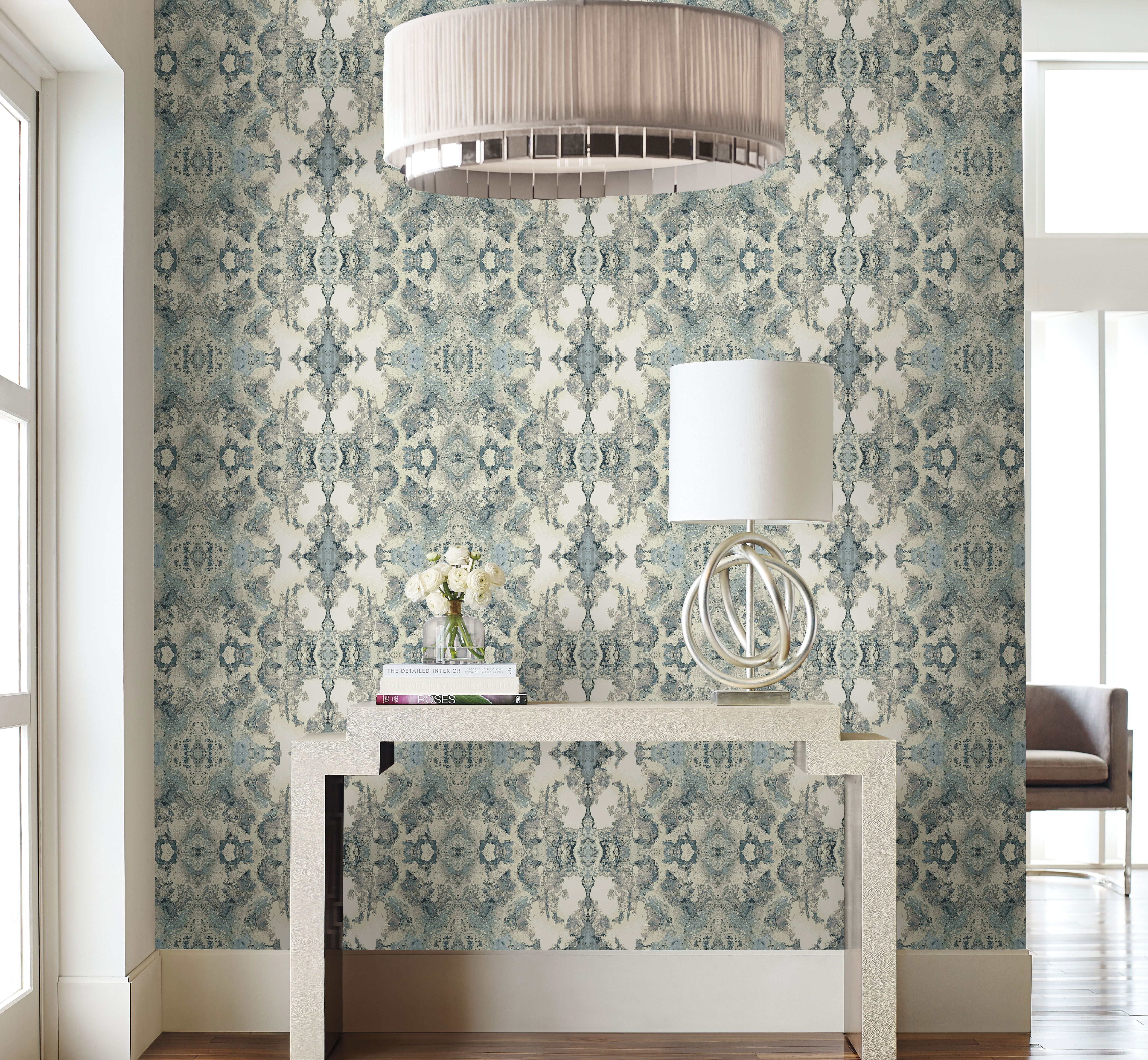 Inner Beauty Mist Peel & Stick Wallpaper, by York Wall, 20' length x 2'3" width x 0.02" depth View 2