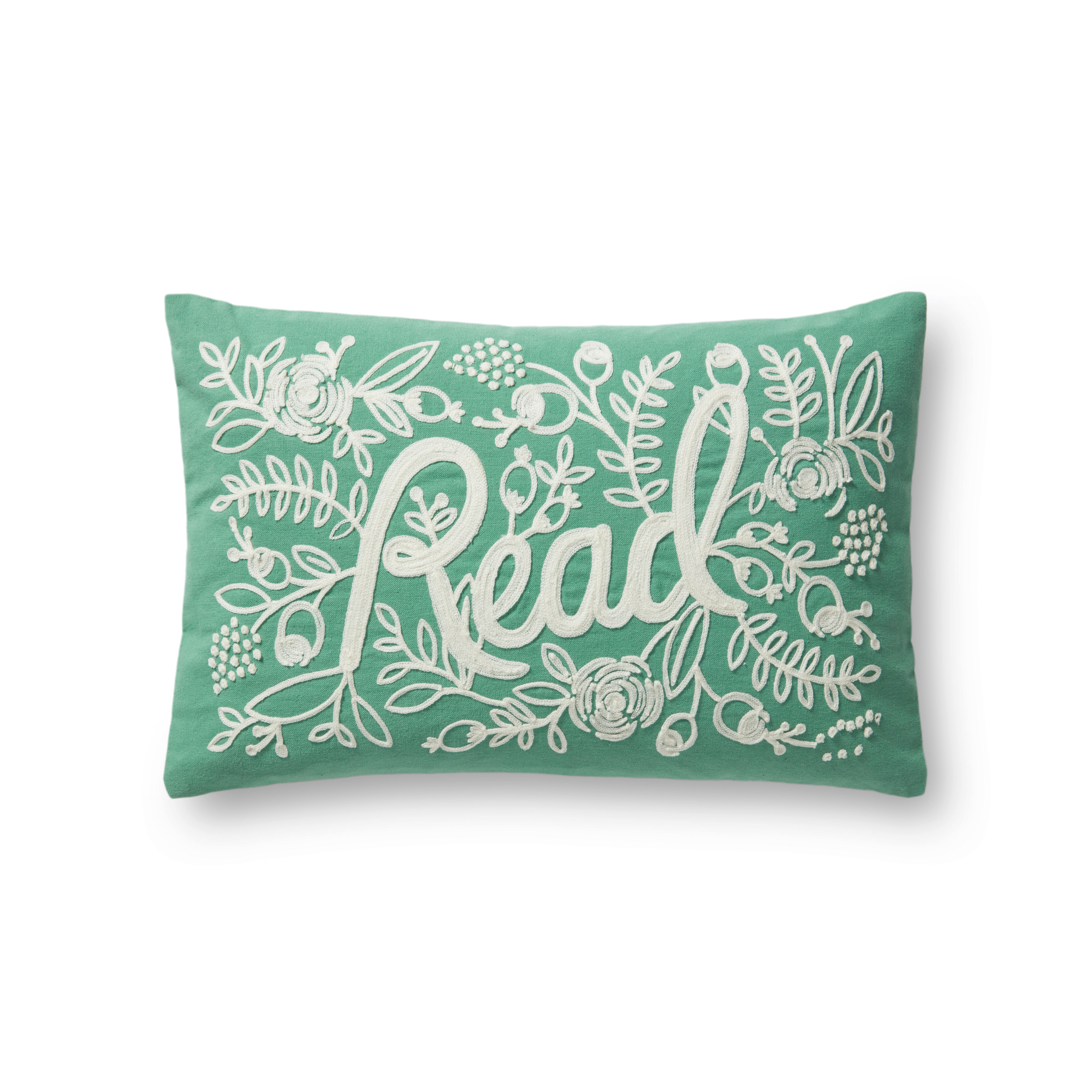 Rifle Paper Co. x Loloi Pillows Pillow, Decorative Pillow, 13" length x 21" width