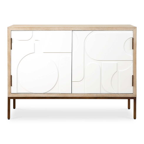 Weimar 2 Door White Cabinet