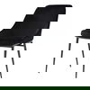 Sedona Dining Chair Shadowed Black Velvet - Set Of Two thumbnail 4